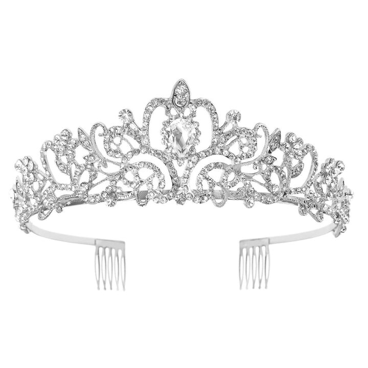 Tiara Crown for Women, Crystal Tiara for Bridal Prom Queen Birthday Birthday Party (